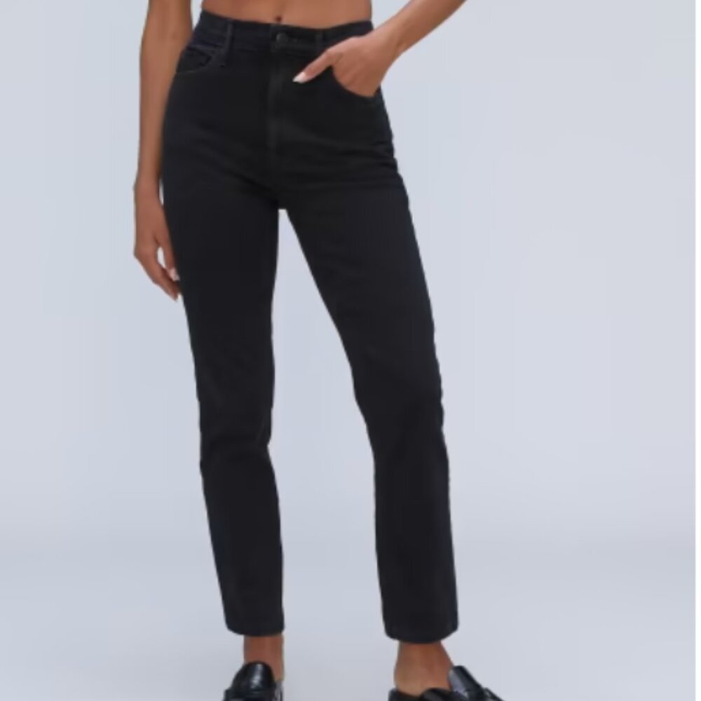 Everlane The Original Cheeky Jean - Coal 26 Crop